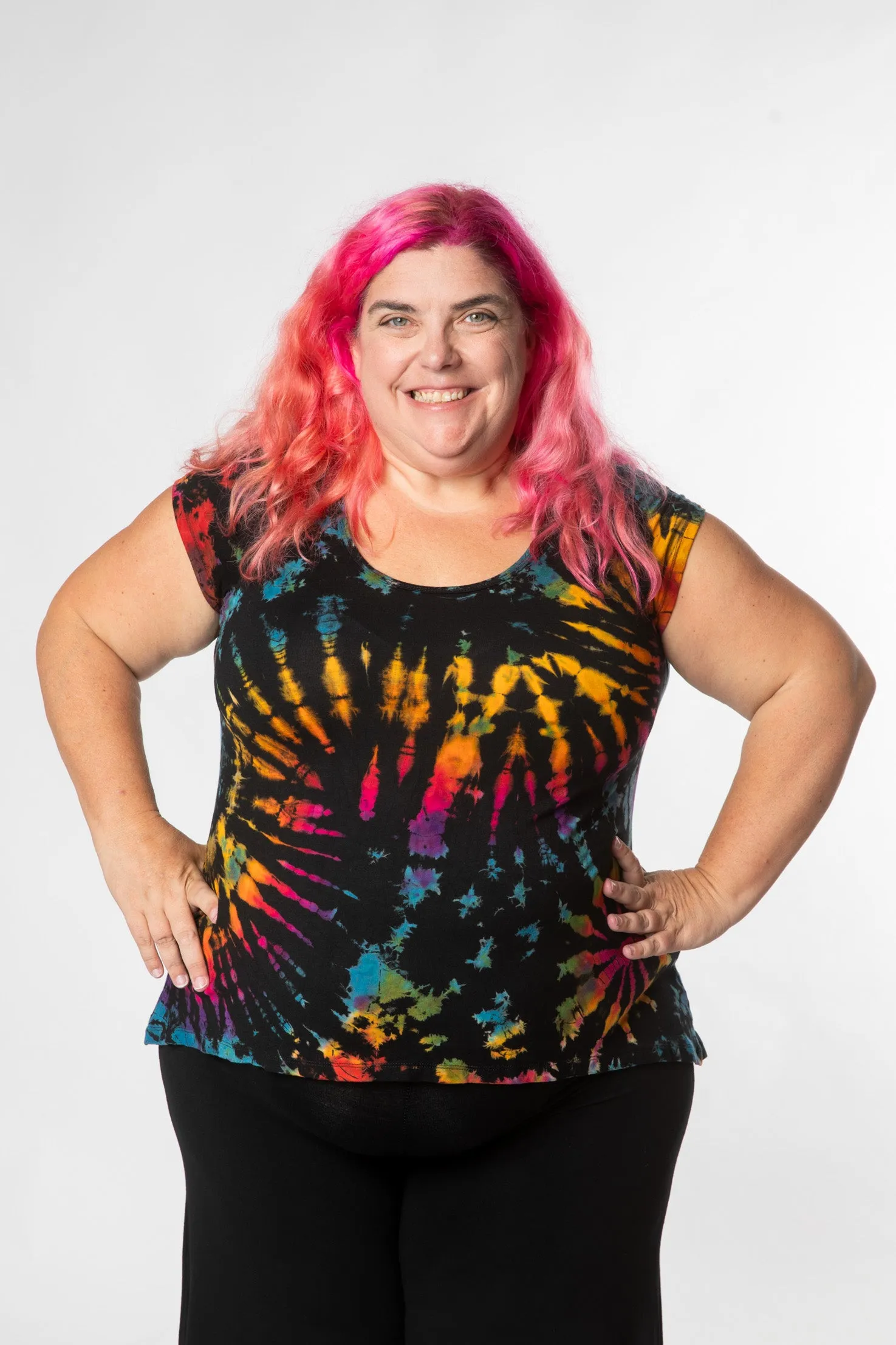 Ahana Tie Dye Short Sleeve Shirt