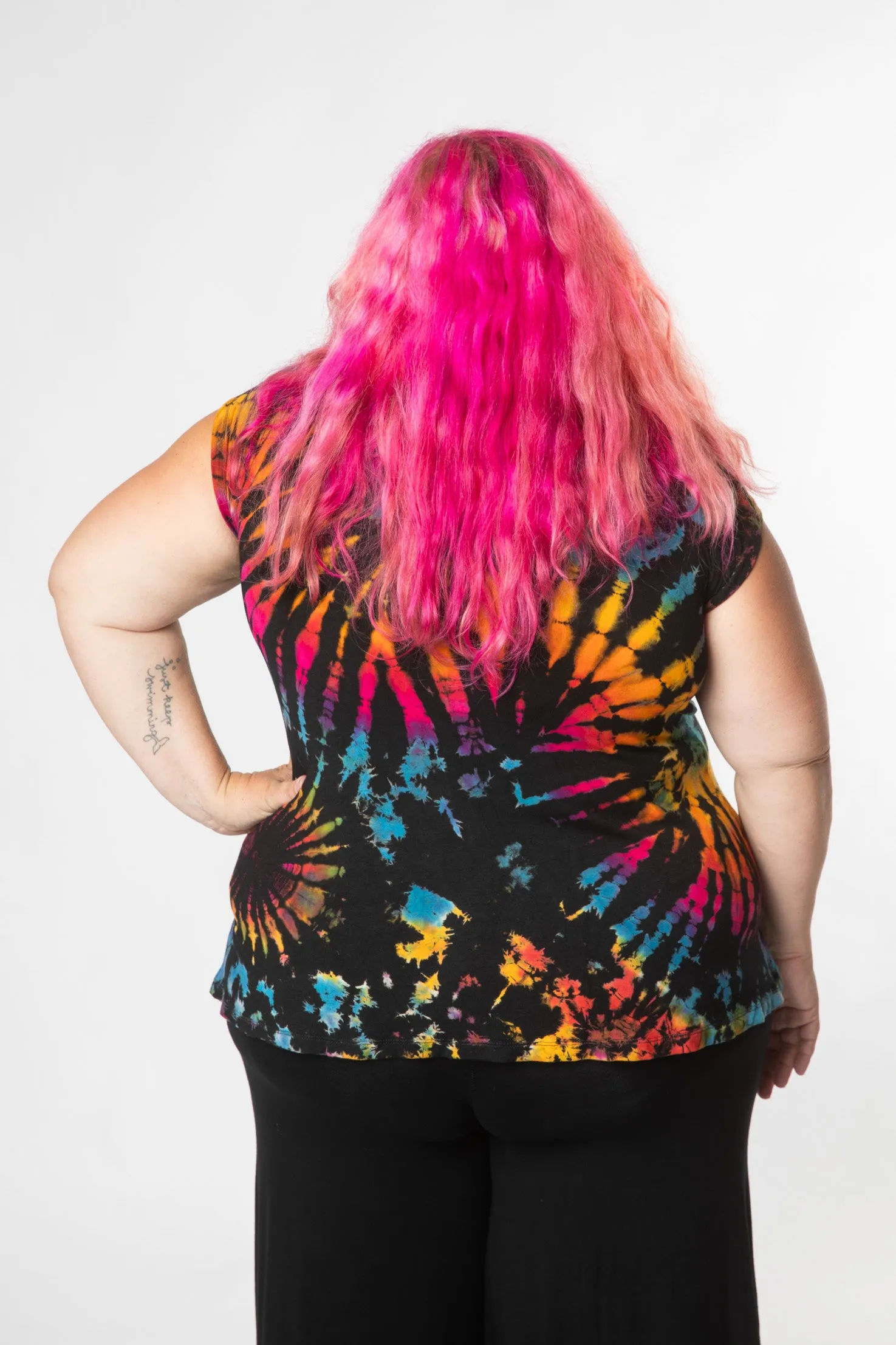 Ahana Tie Dye Short Sleeve Shirt