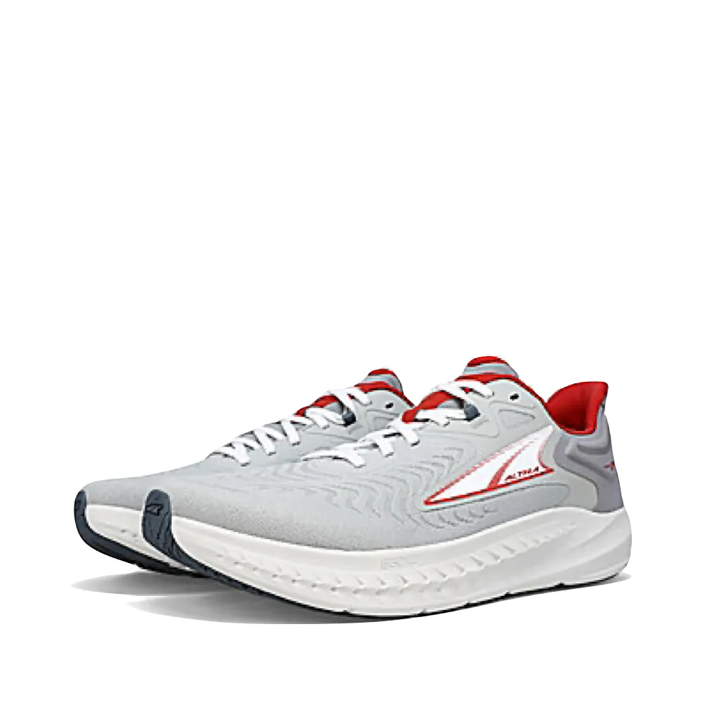 Altra Men's Torin 7 Sneaker in Gray/Red