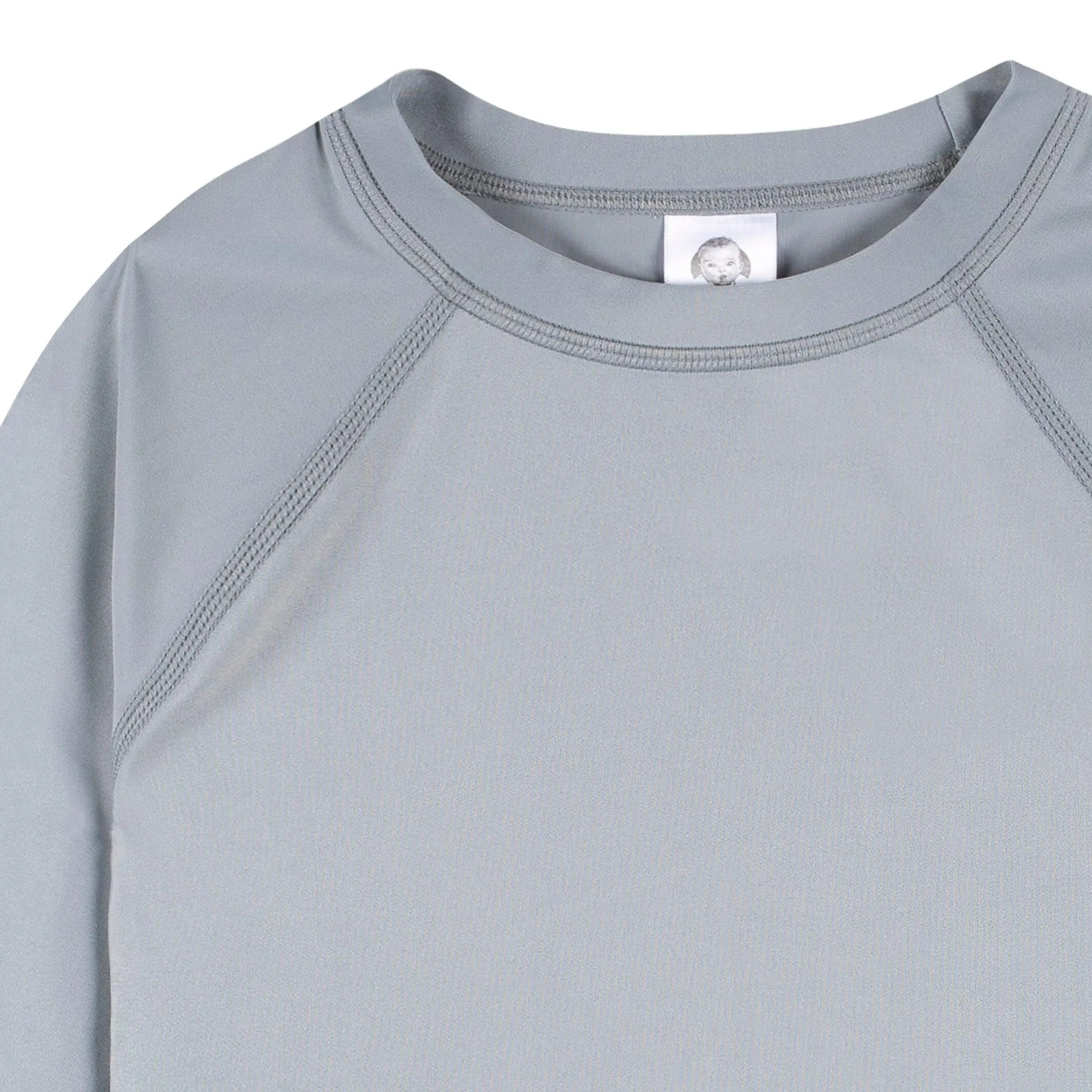 Baby & Toddler Neutral UPF 50  Grey Rash Guard