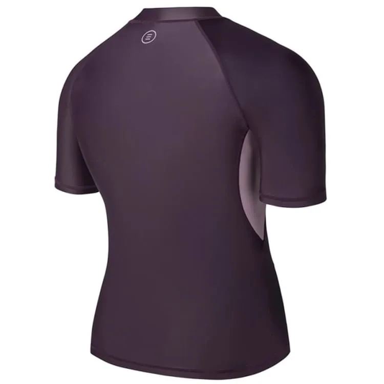 Barrel Mens Abyssal Short Sleeve Rashguard-OLD BURGUNDY