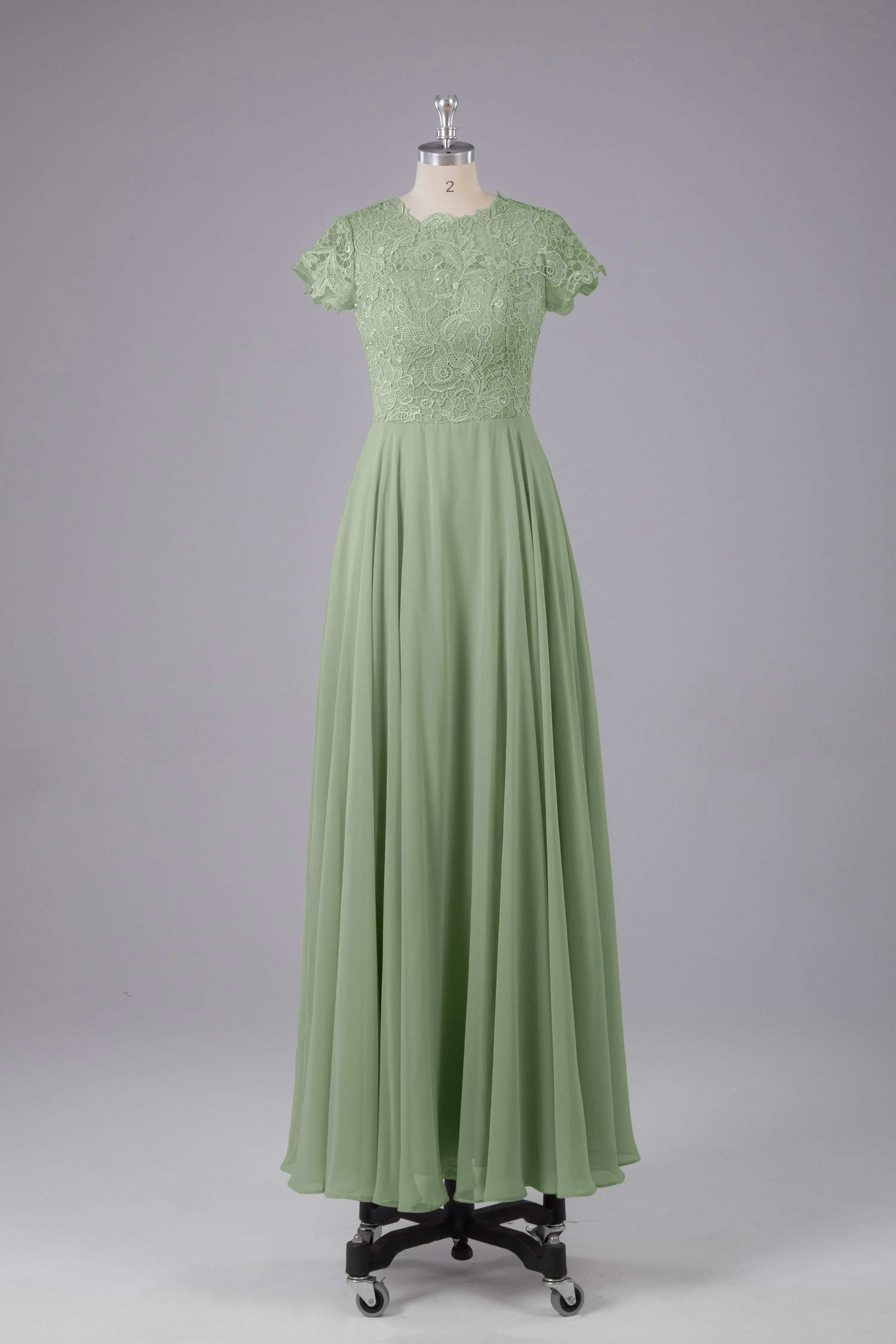 Beautiful A-Line Cap Sleeves Long Bridesmaid Dresses With Pockets