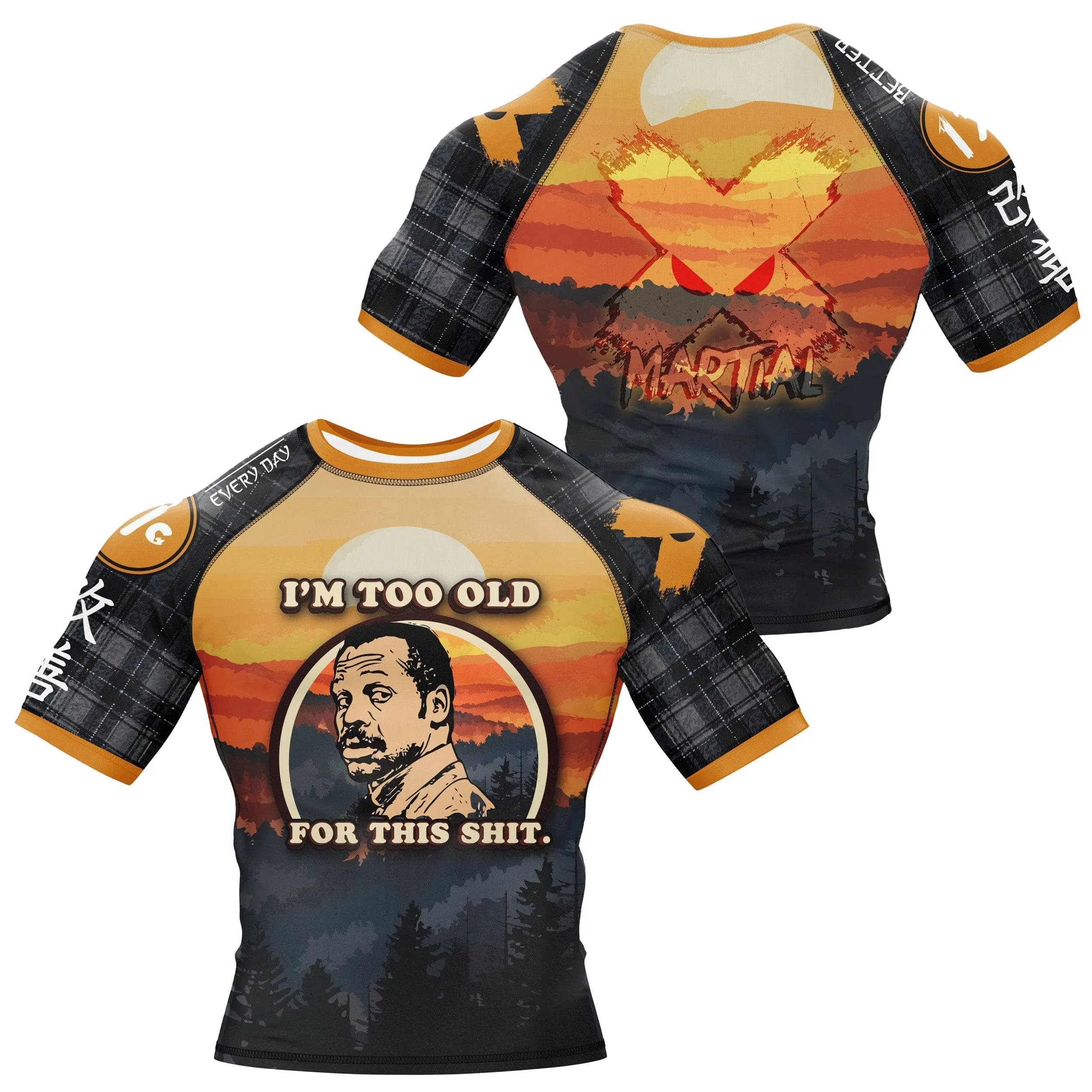 BJJ After 40 Too Old Rash Guard