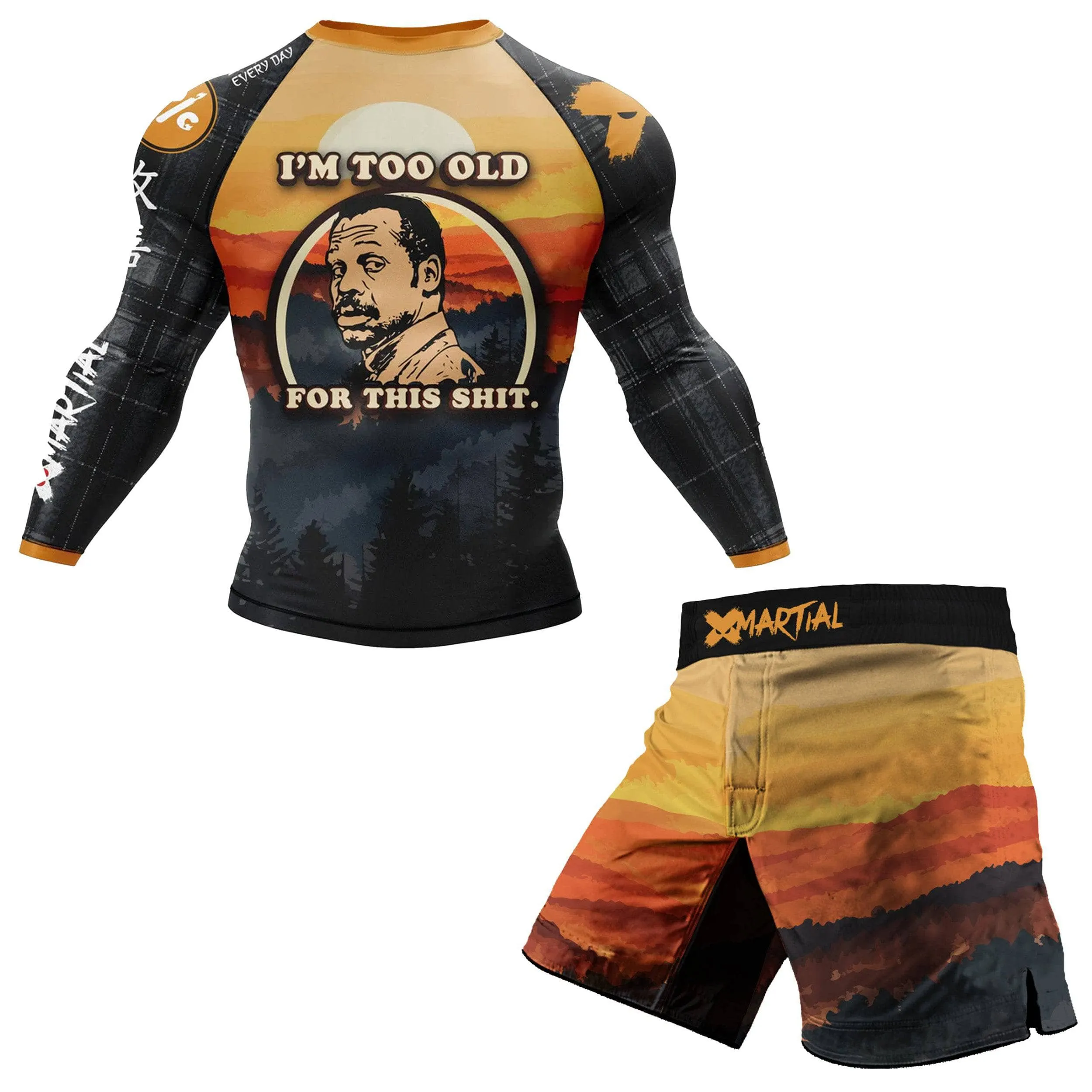 BJJ After 40 Too Old Rash Guard