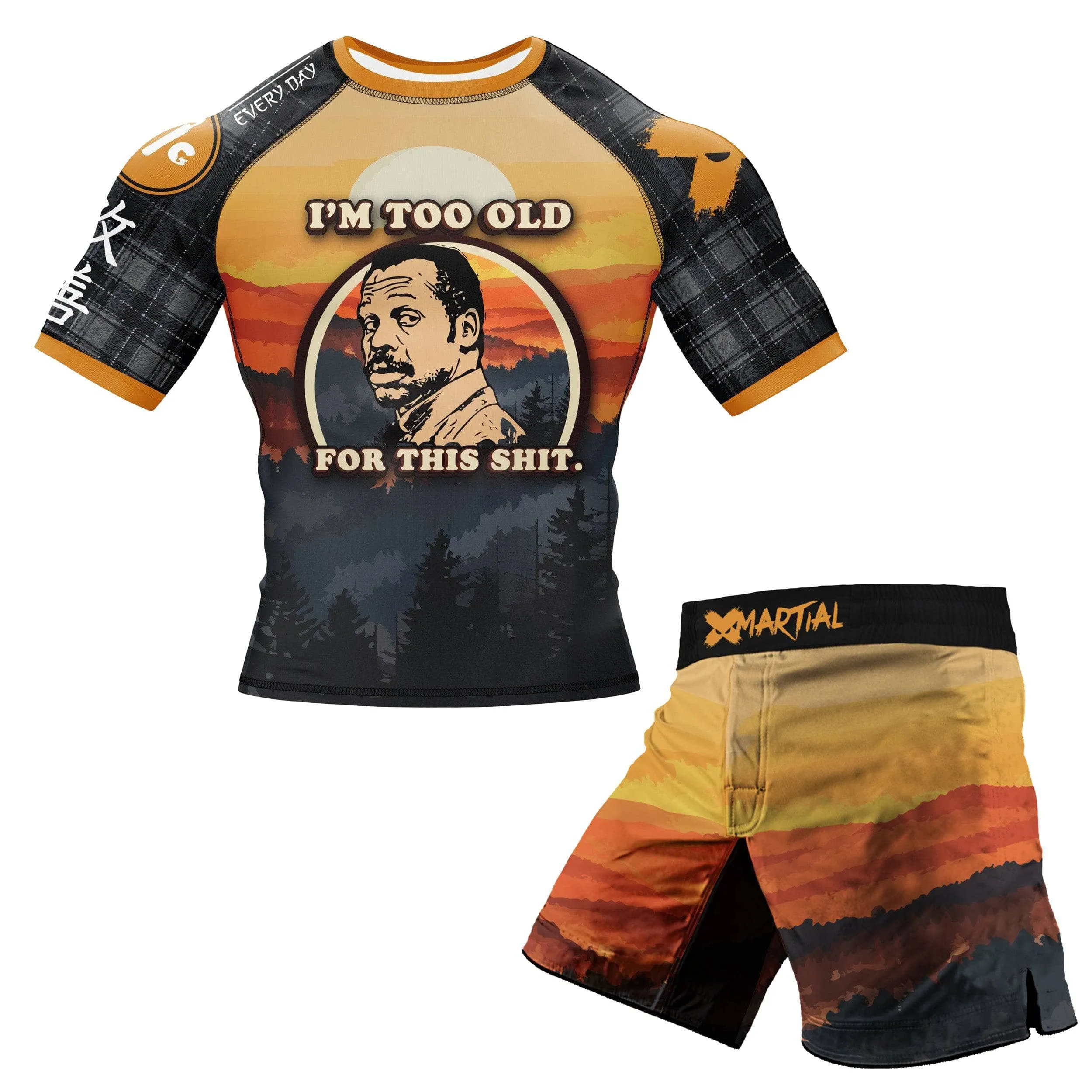 BJJ After 40 Too Old Rash Guard