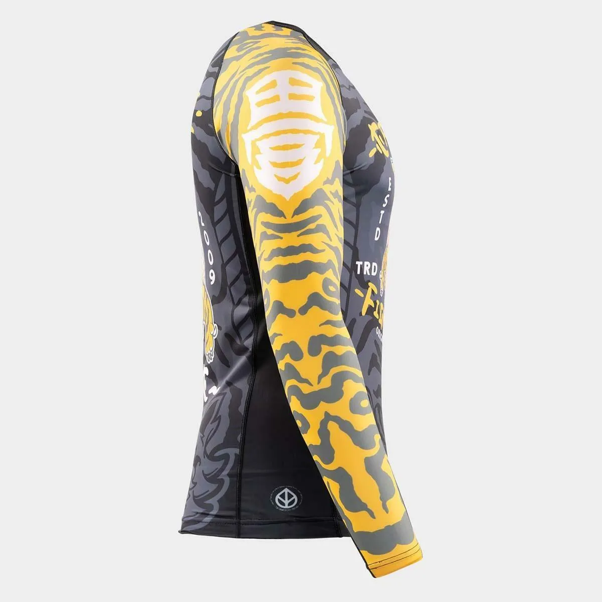 Black/Yellow Tatami Flying Tiger Eco Tech Recycled Rash Guard