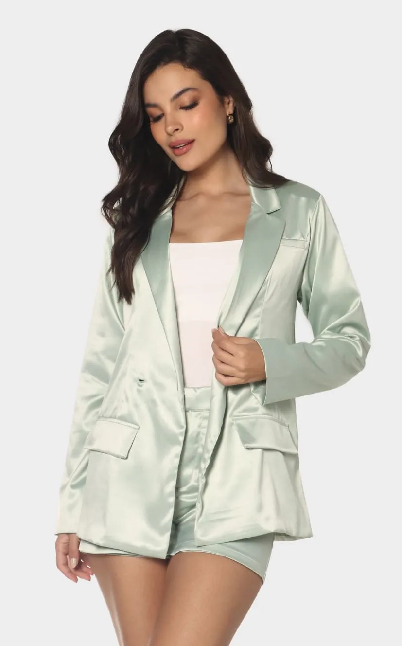 Blazer Verde Tipo Sastre