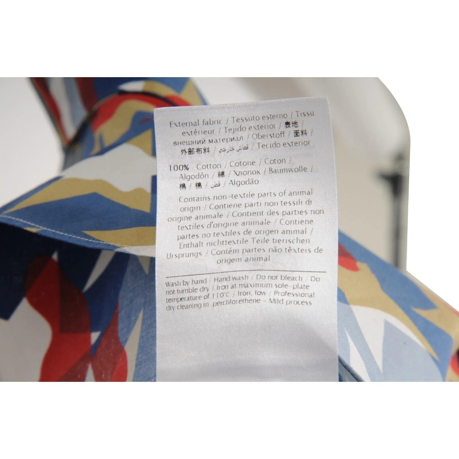 Blue Red Camo Star Button Down Shirt