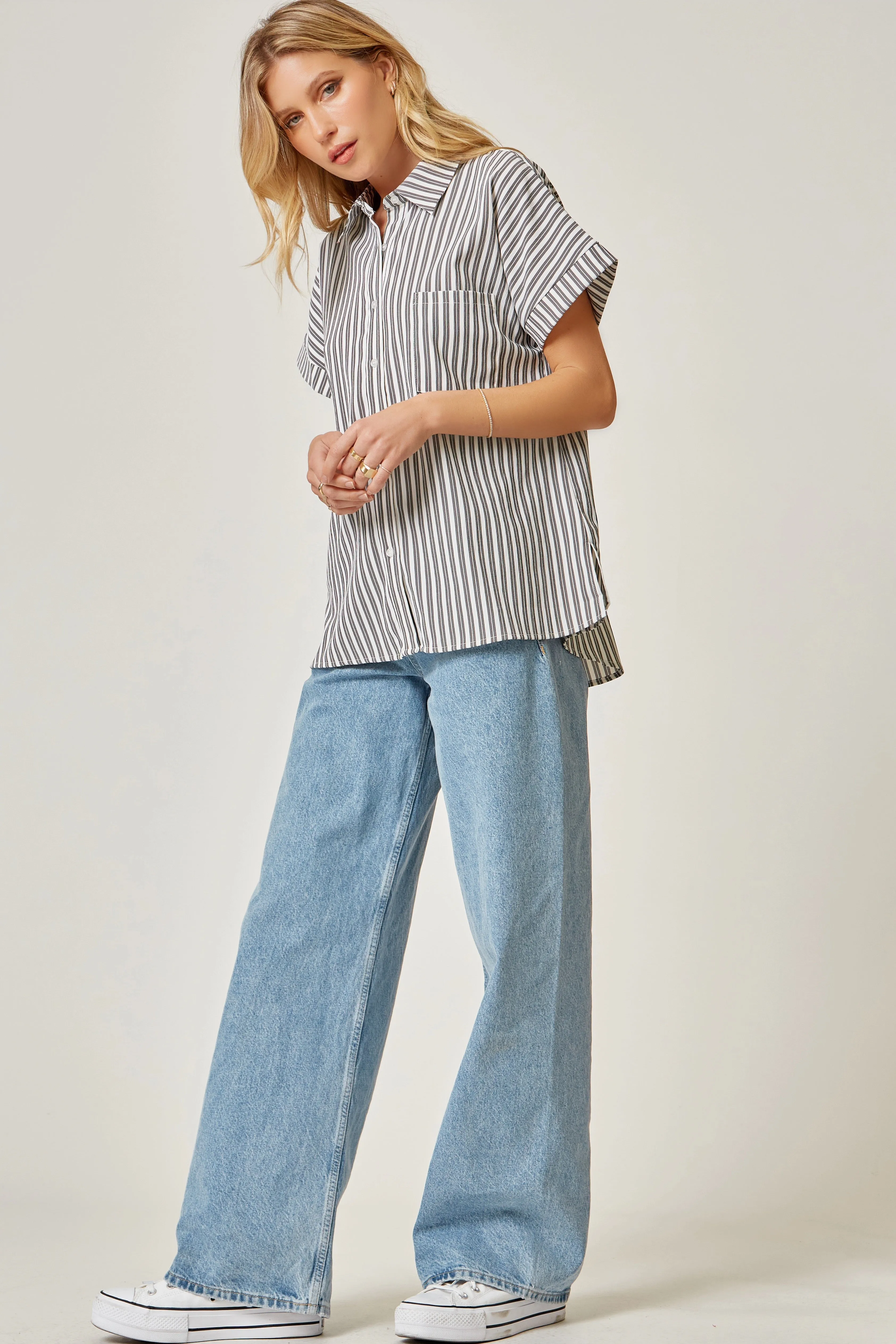Called You Too Late Button Down