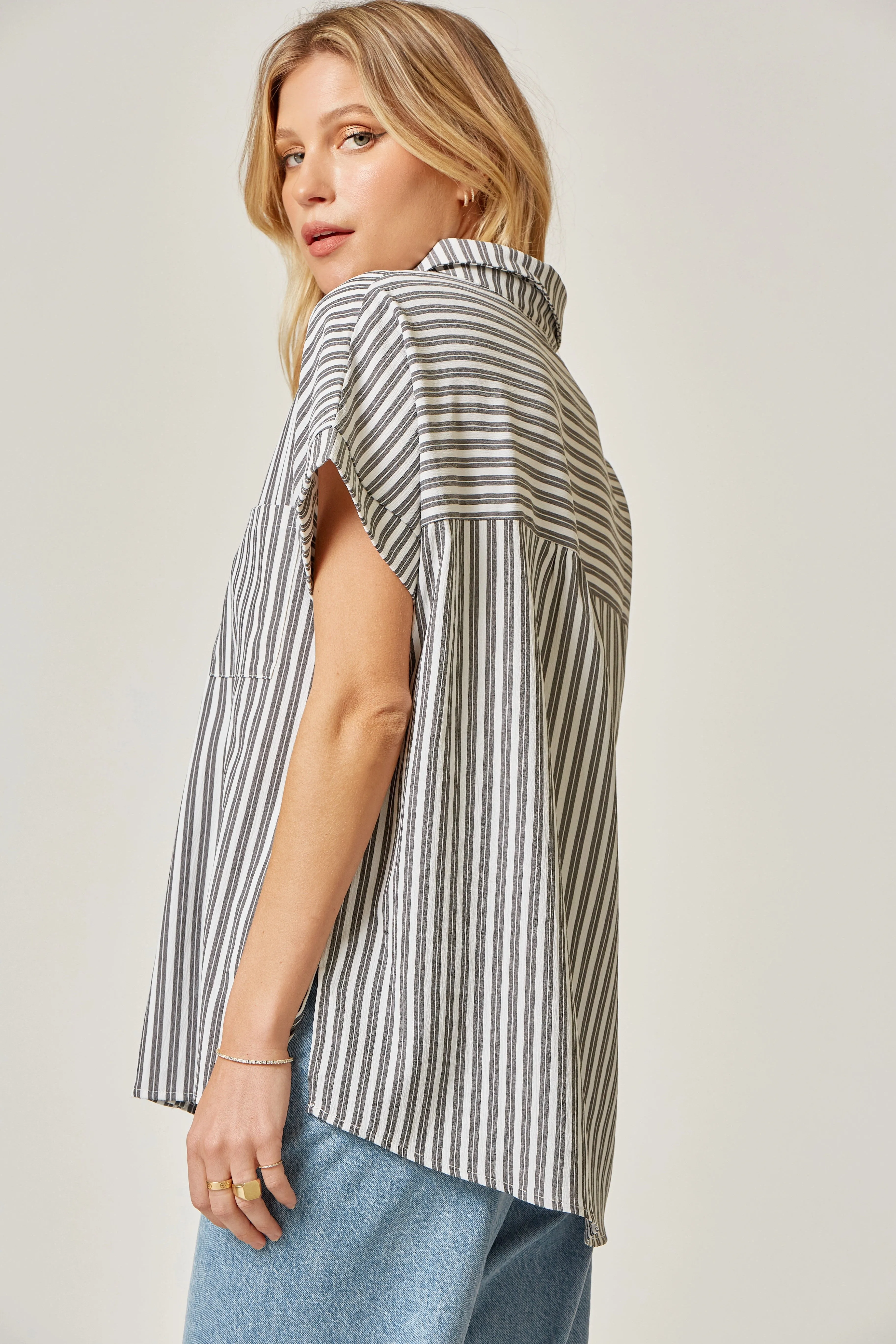 Called You Too Late Button Down