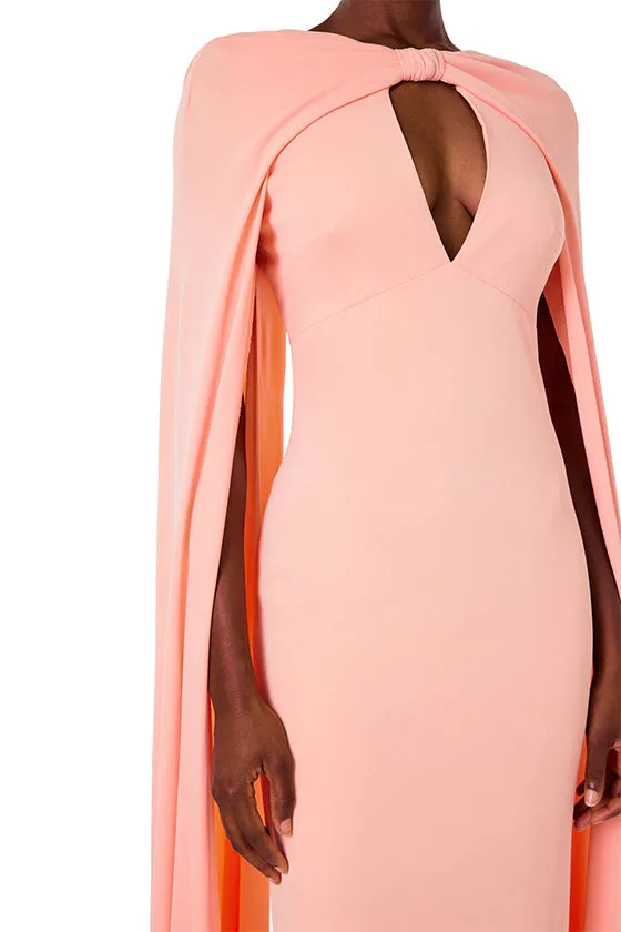 Cape Sleeve Gown