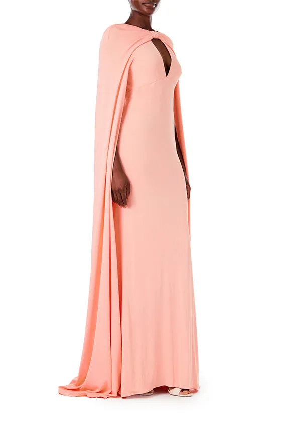 Cape Sleeve Gown