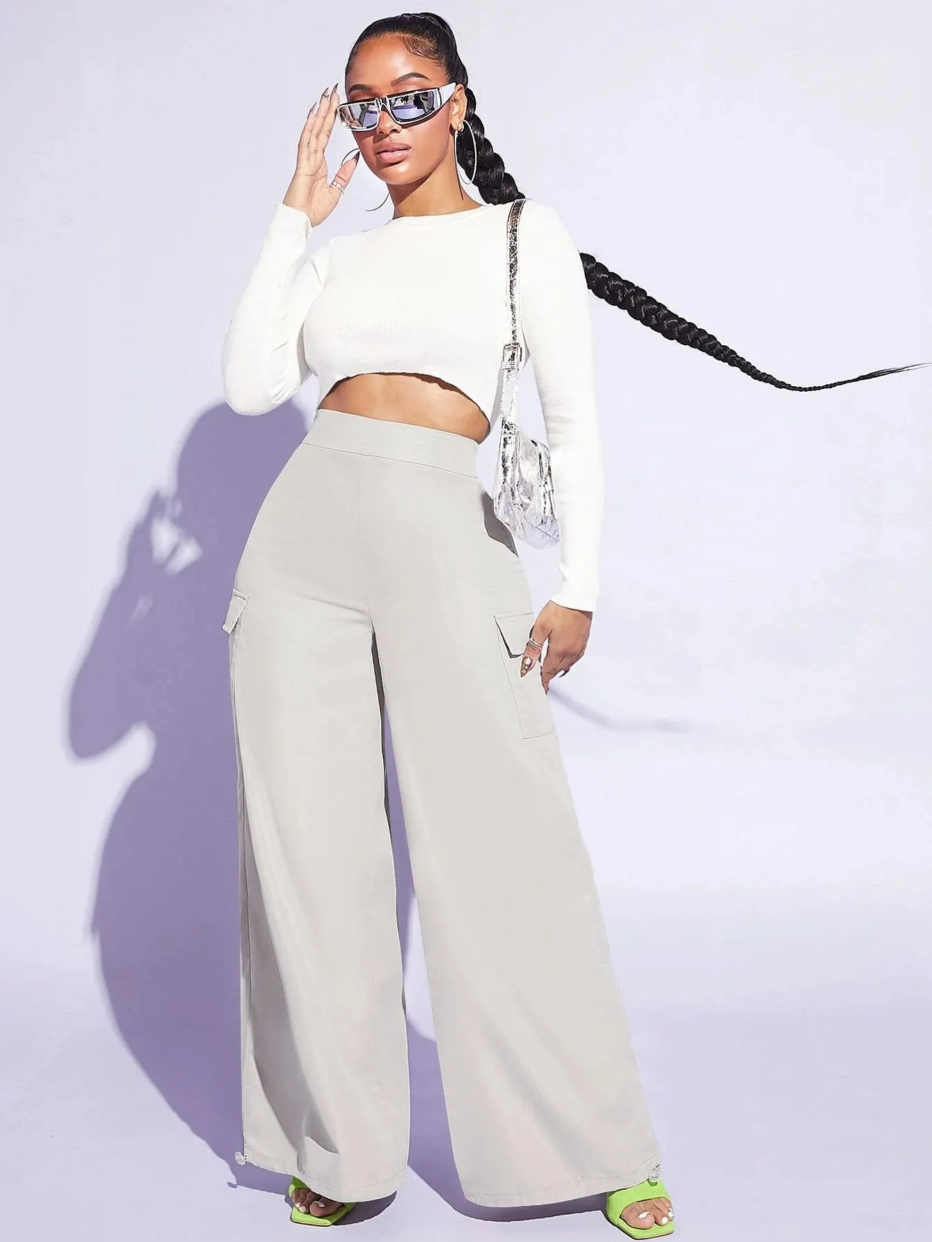Casual Loose Pocket Side Pant