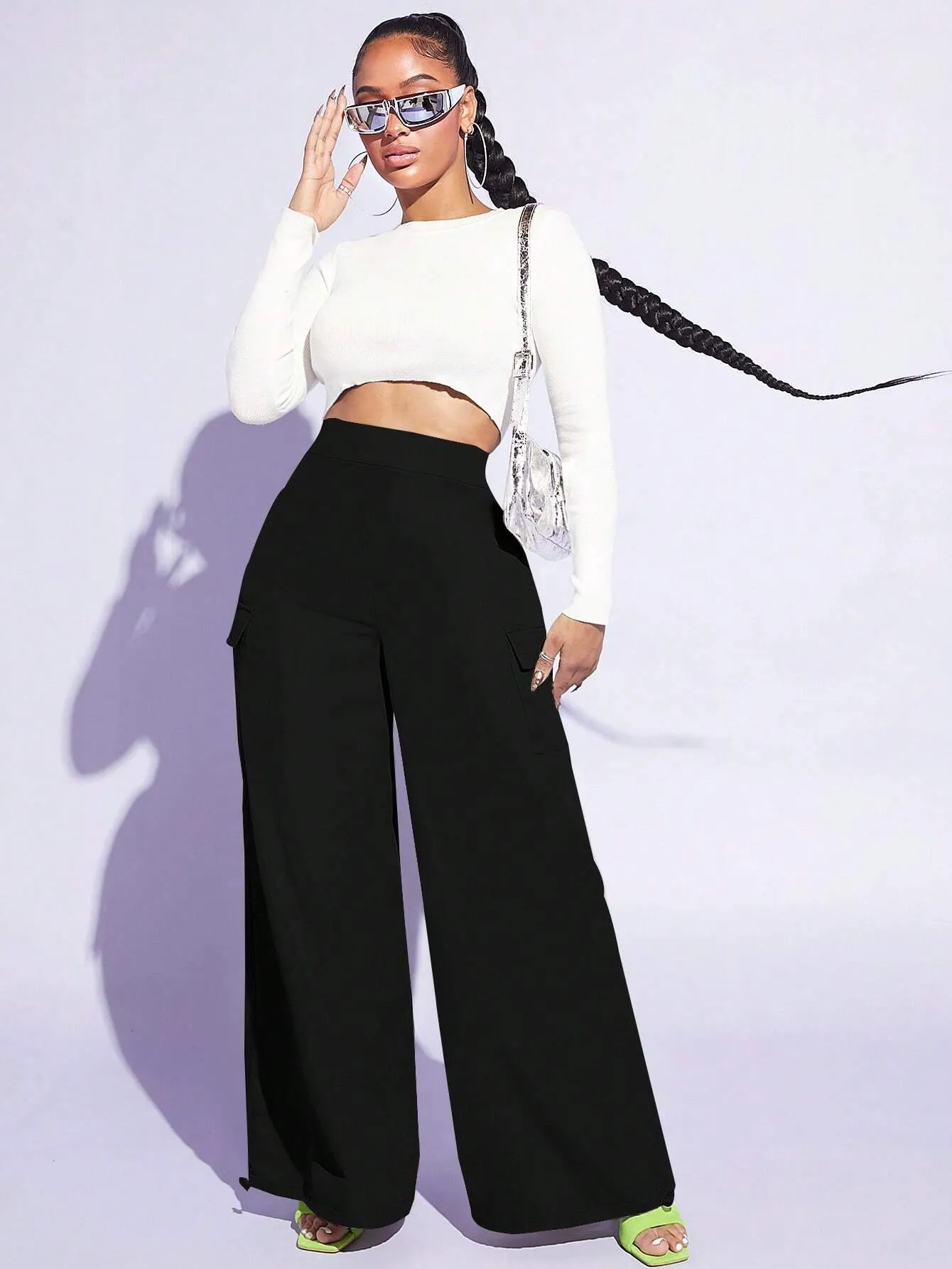 Casual Loose Pocket Side Pant