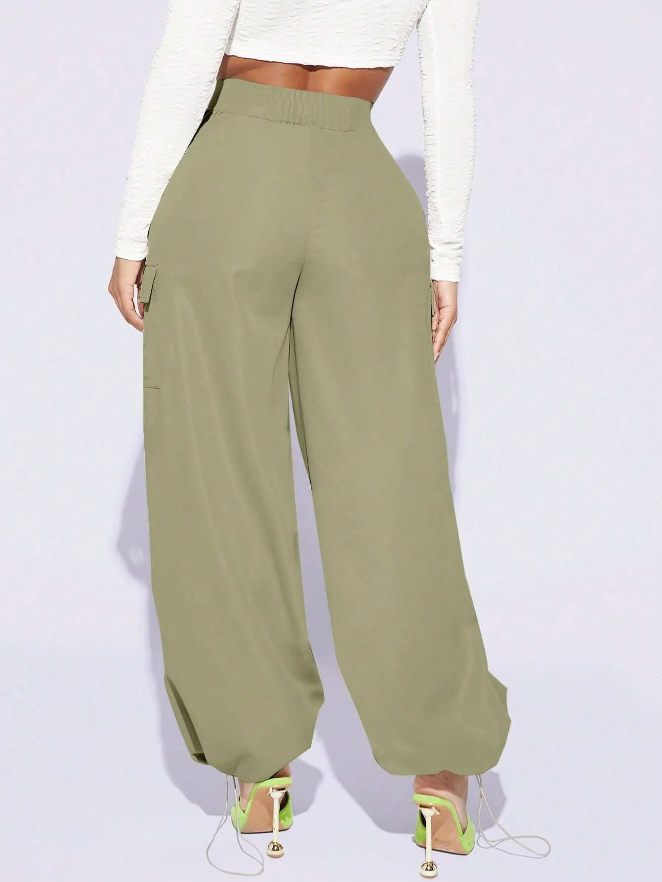 Casual Loose Pocket Side Pant