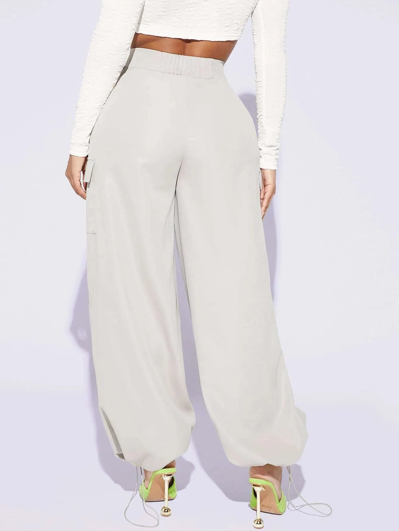 Casual Loose Pocket Side Pant