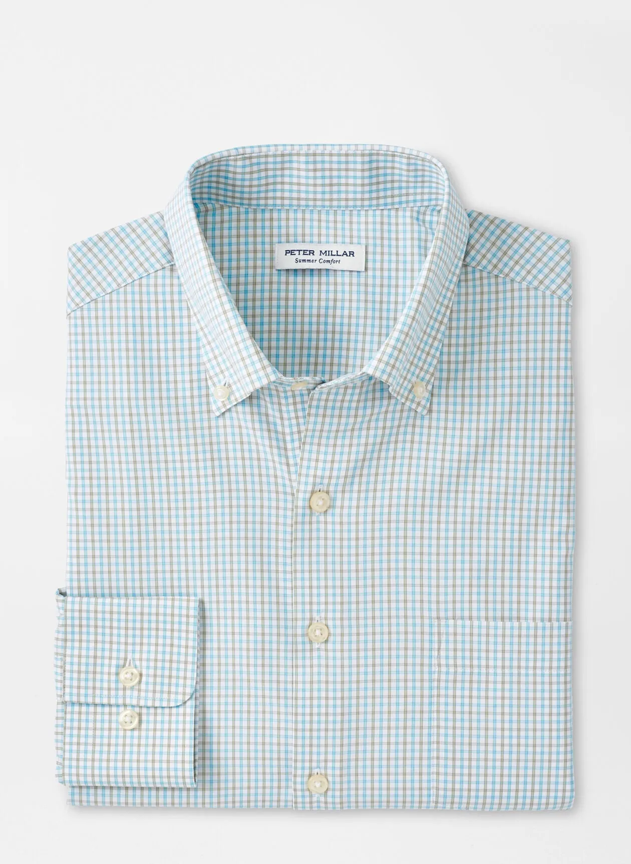 Chelan Performance Twill Sport Shirt - Mint Blue