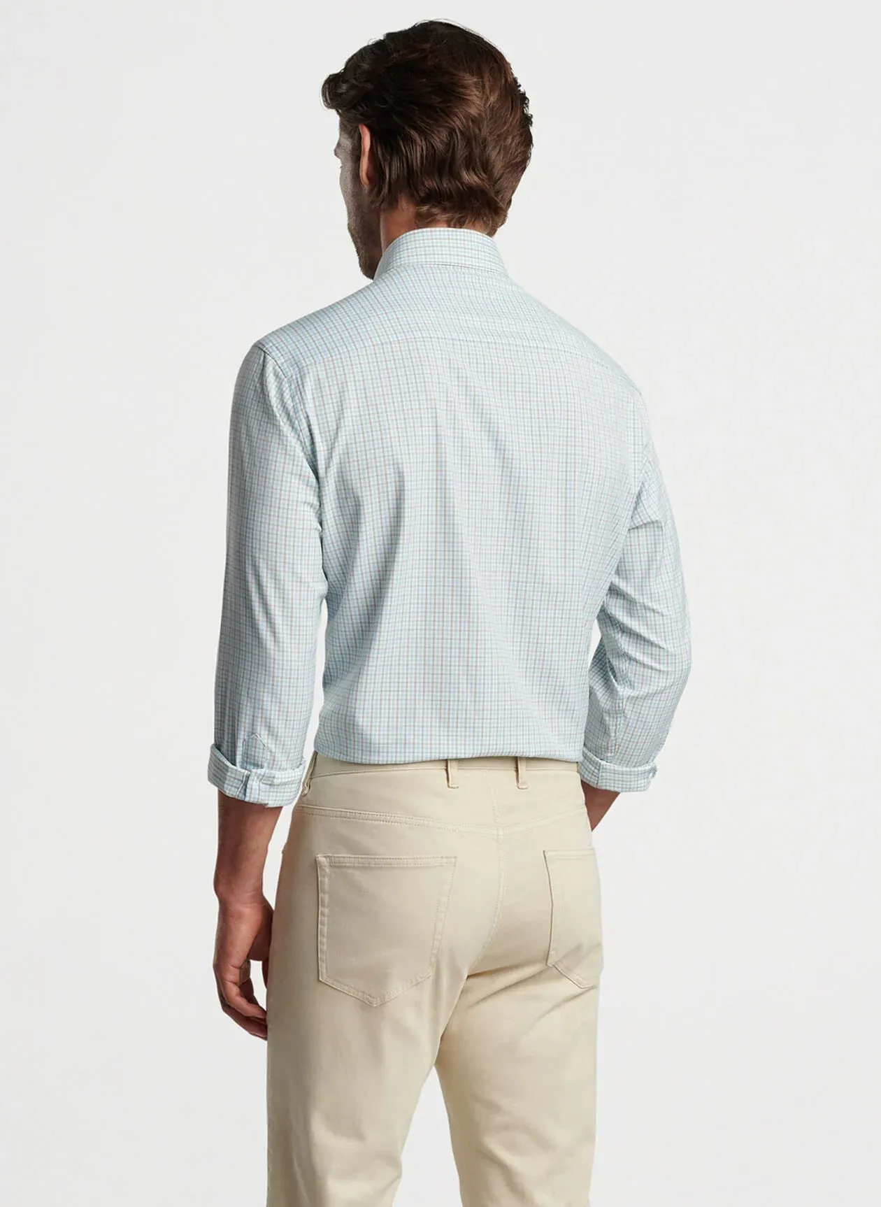 Chelan Performance Twill Sport Shirt - Mint Blue