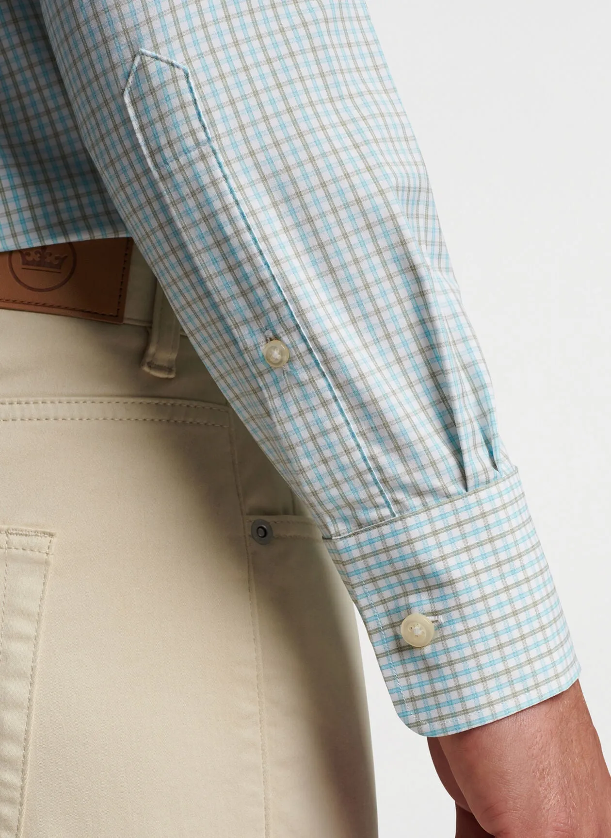 Chelan Performance Twill Sport Shirt - Mint Blue
