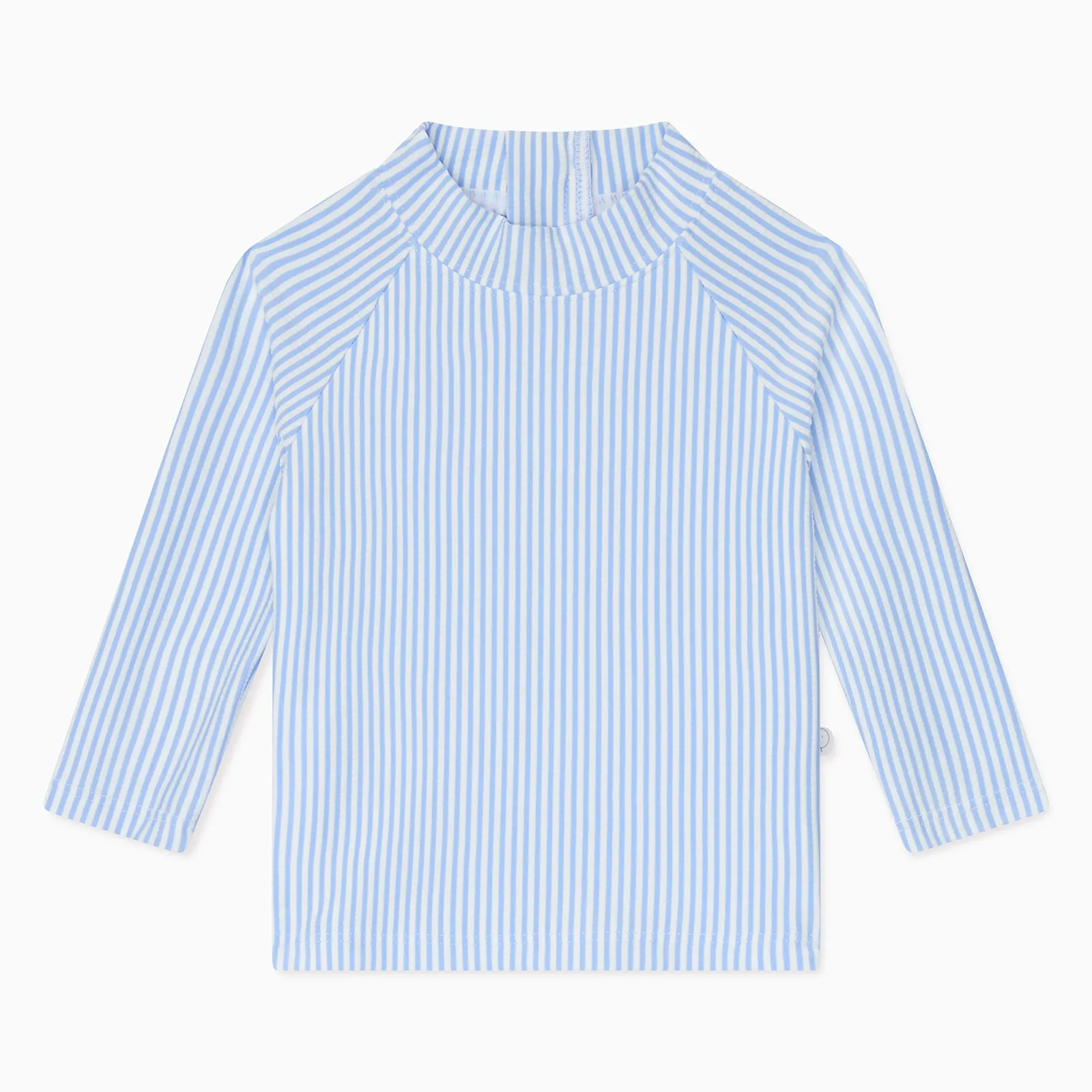 Cloud Stripe Seersucker Rashguard