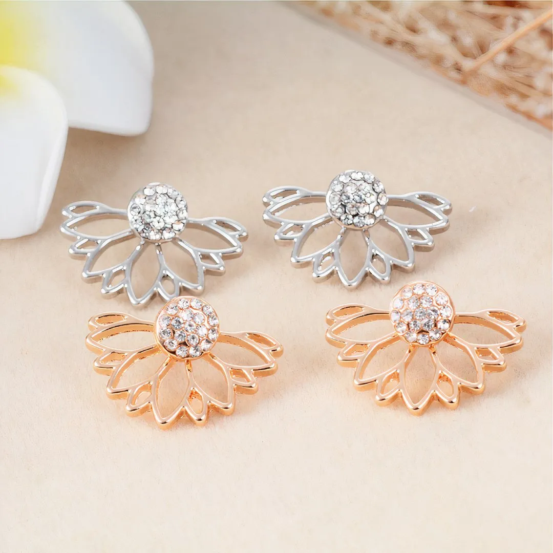 Crystal -Silver Earrings