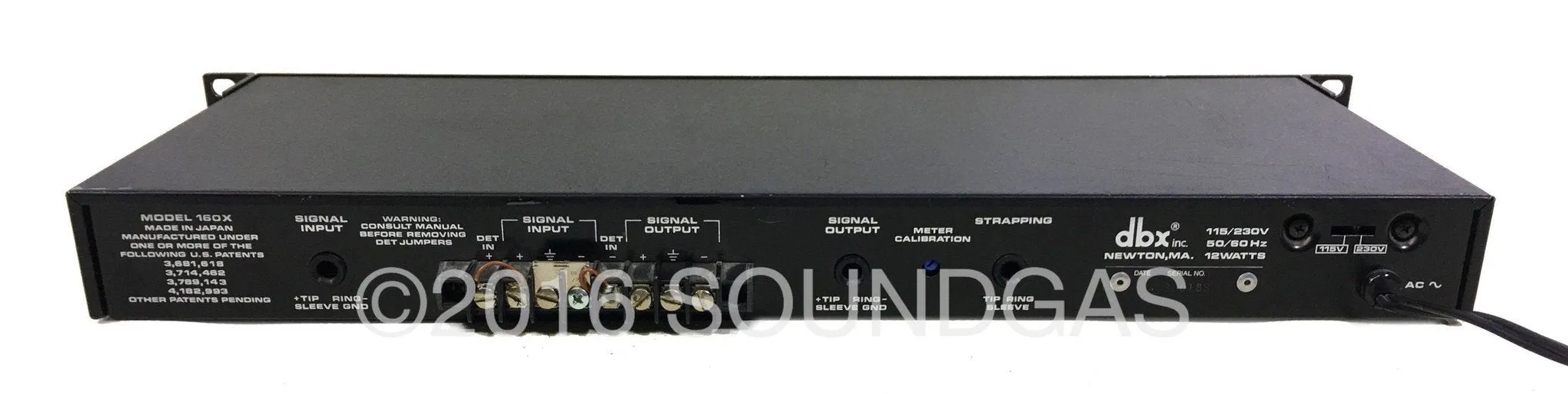 DBX 160X Compressor / Limiter - stereo pair