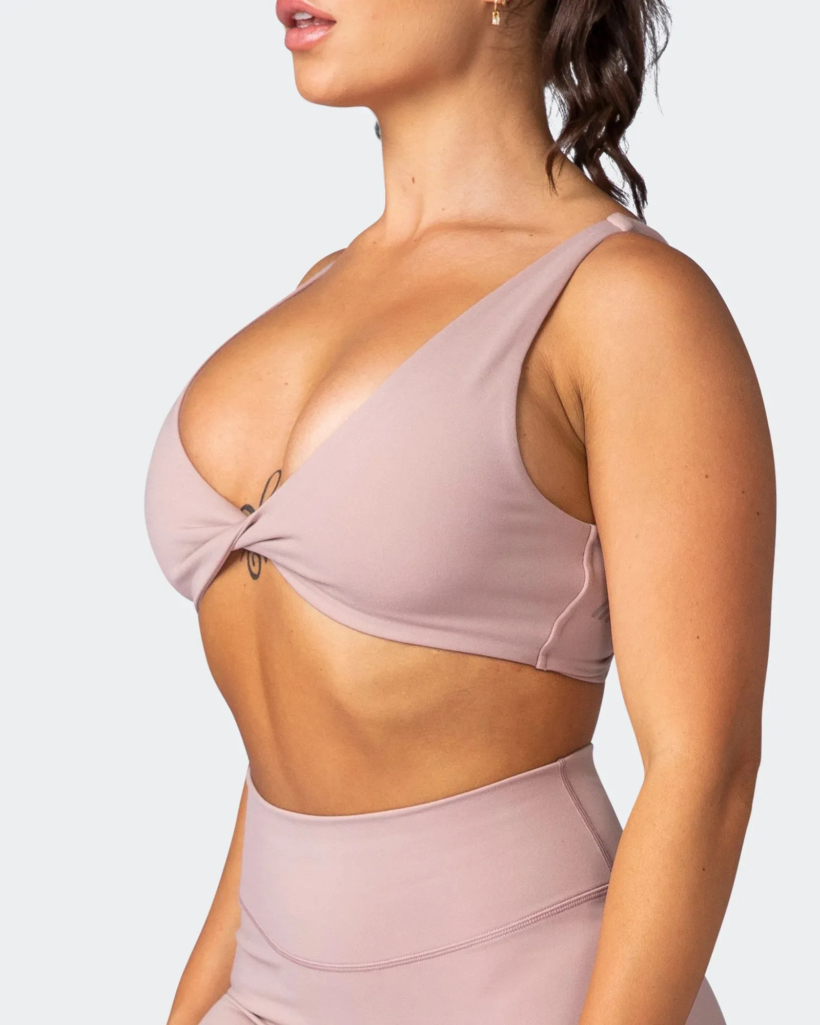 Demi Bralette - Rosewood