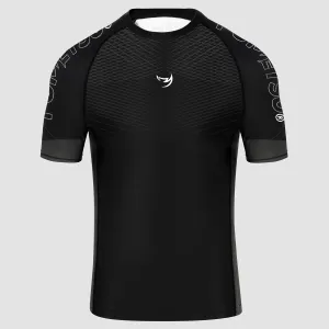 Fumetsu Competitor MK2 Short Sleeve Rash Guard Black/Black