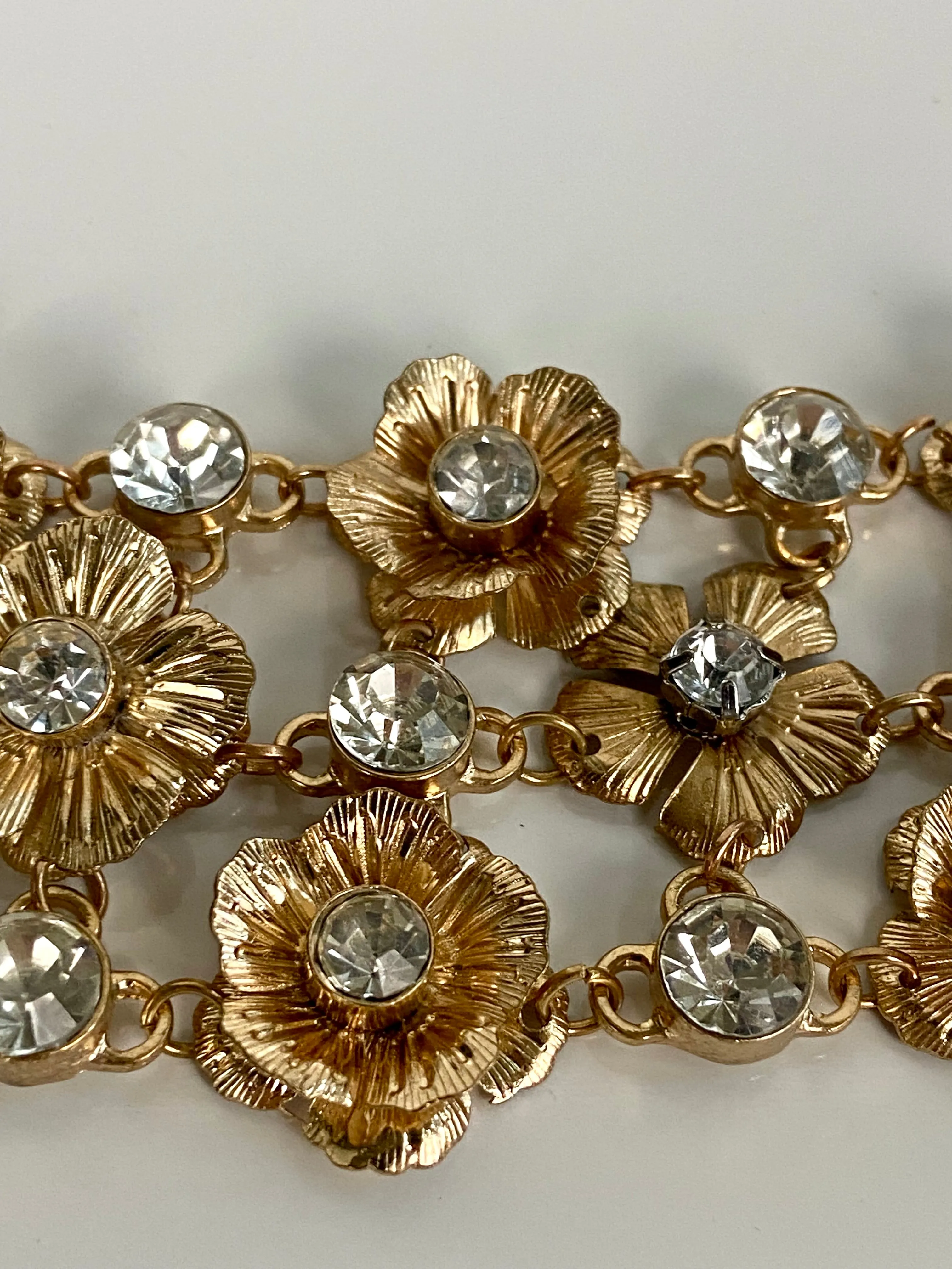 Golden vintage belt
