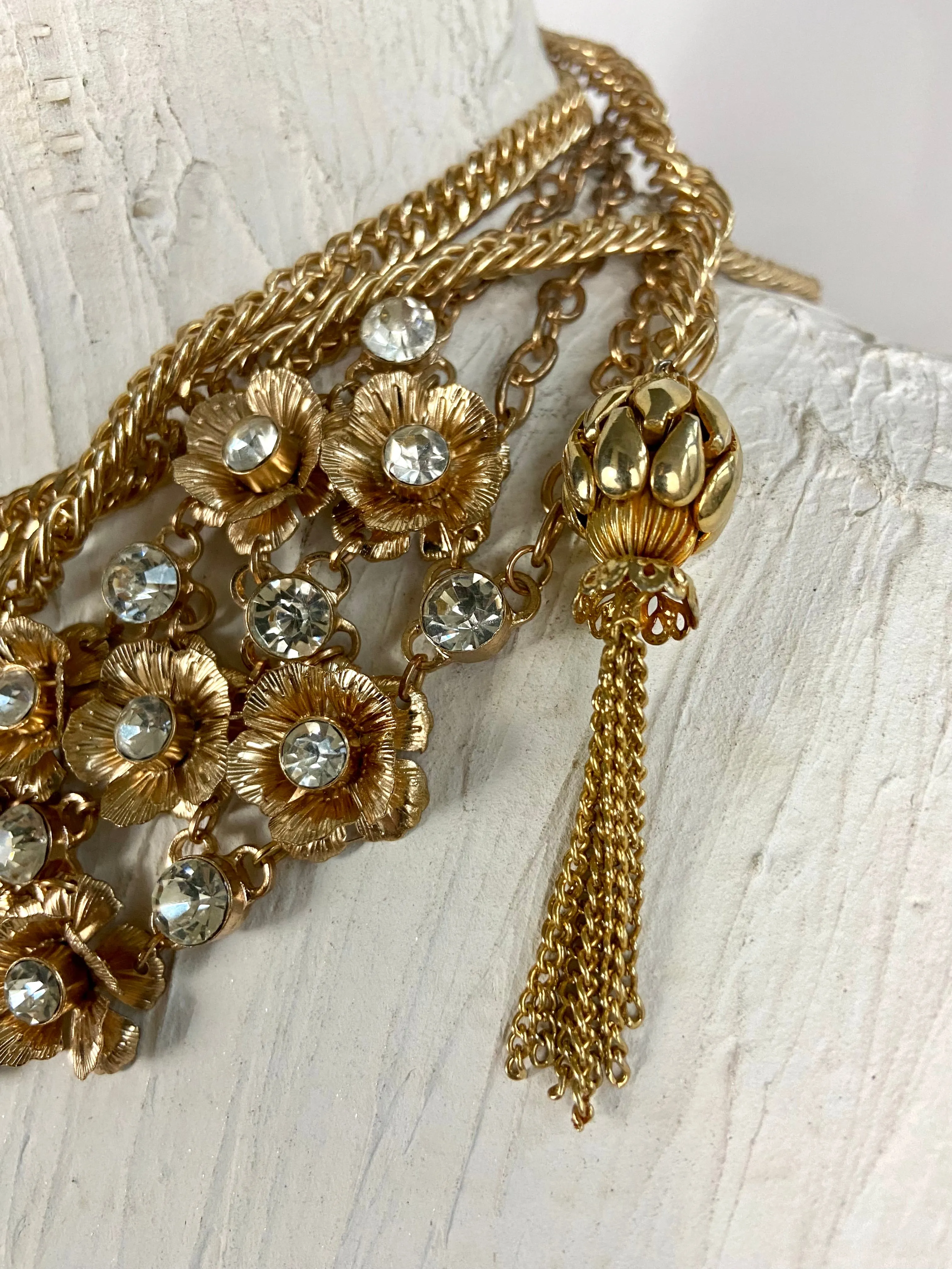 Golden vintage belt