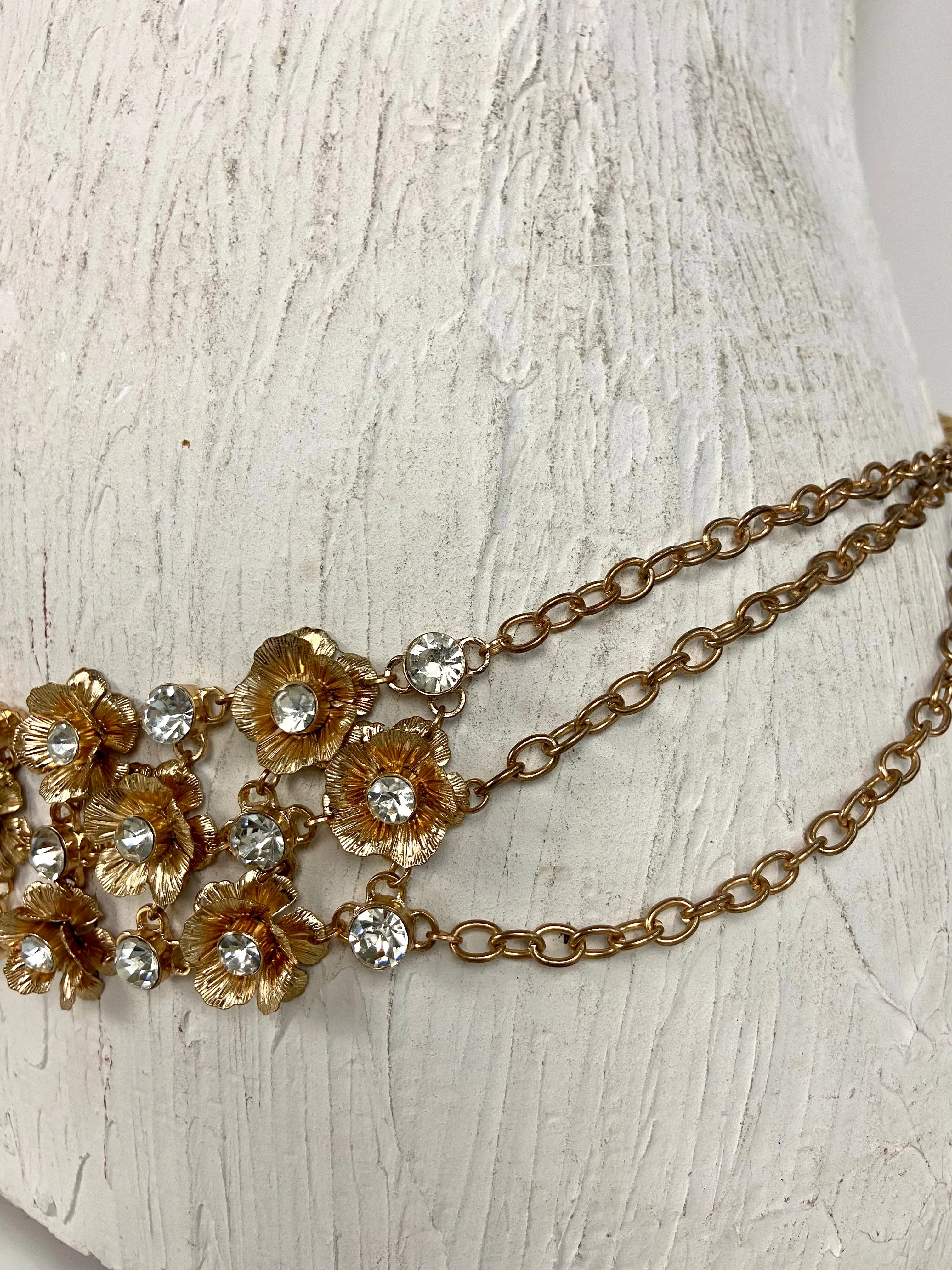 Golden vintage belt