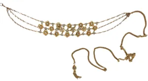 Golden vintage belt