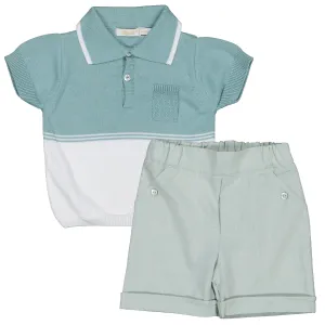 Green Smart Polo & Short