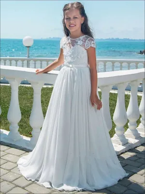 In Walked An Angel Drape Communion Gown