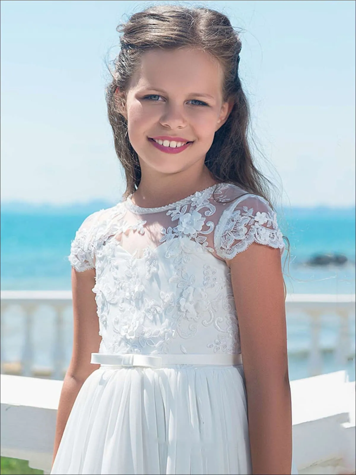 In Walked An Angel Drape Communion Gown