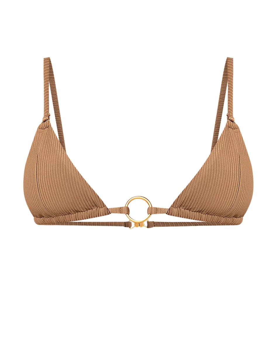 IRIS TOP | Espresso Ribbed