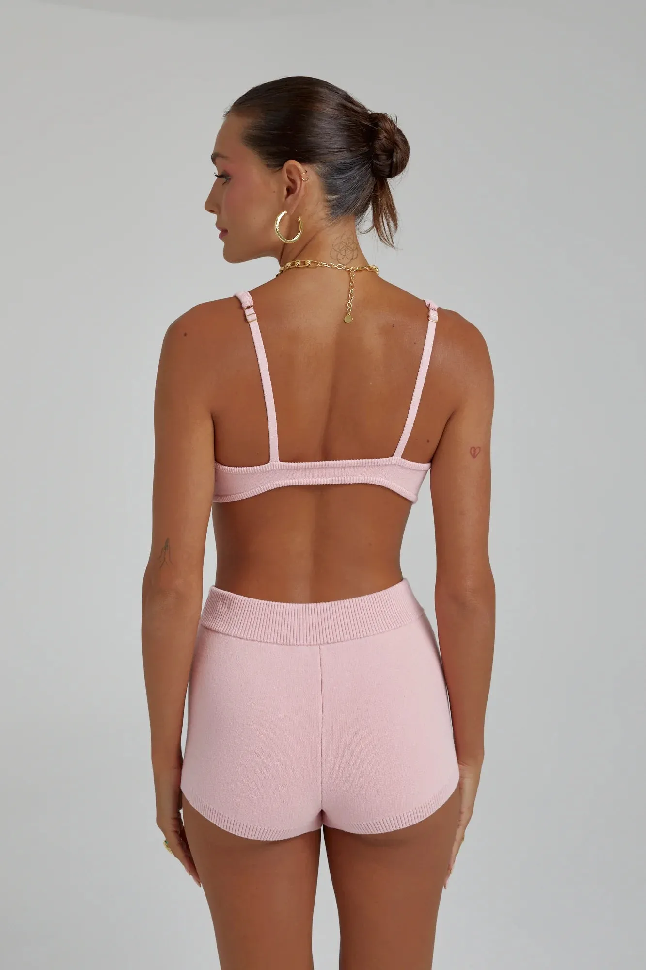 Knit Bralette - Blush