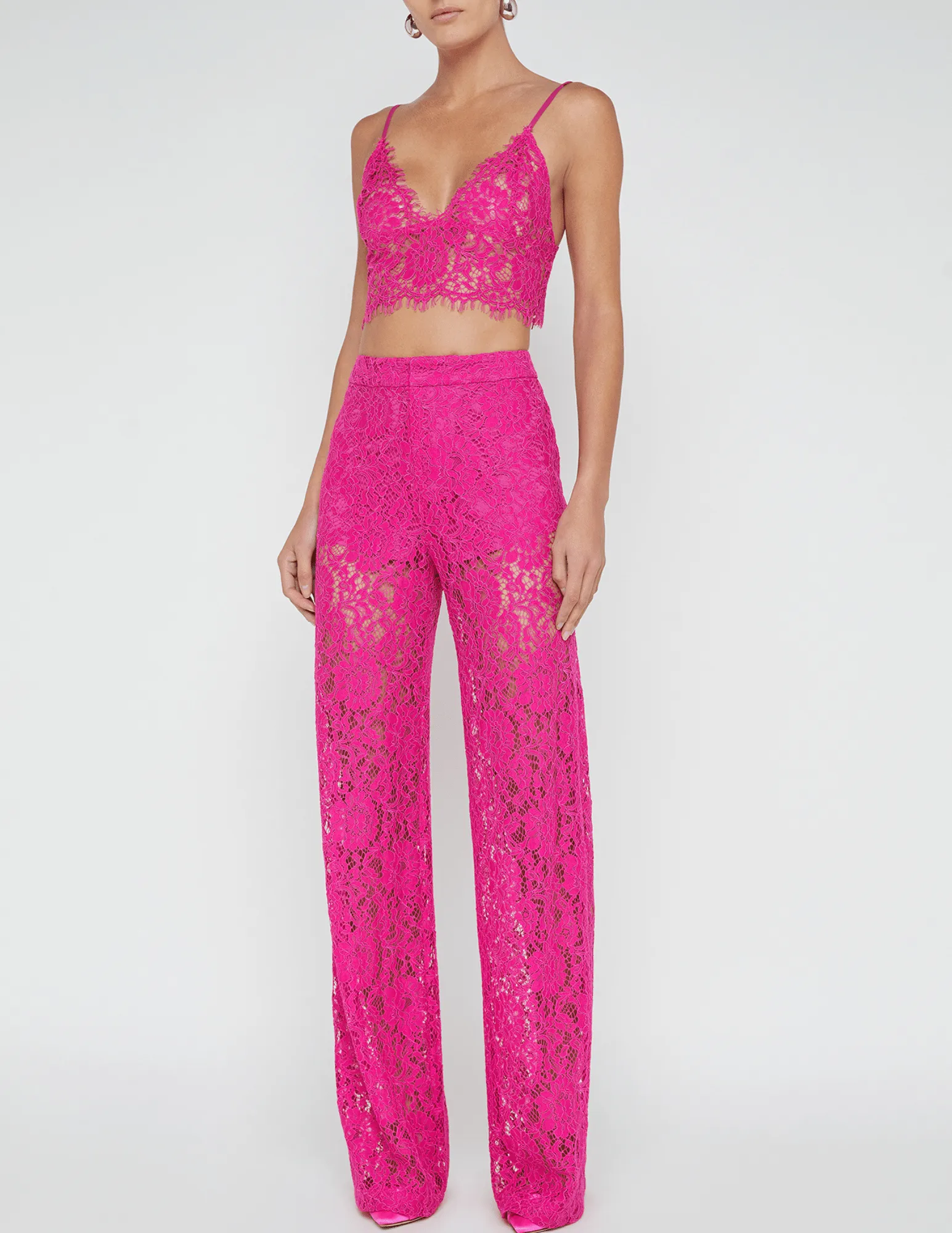 L'Agence Aislin Lace Bralette Top