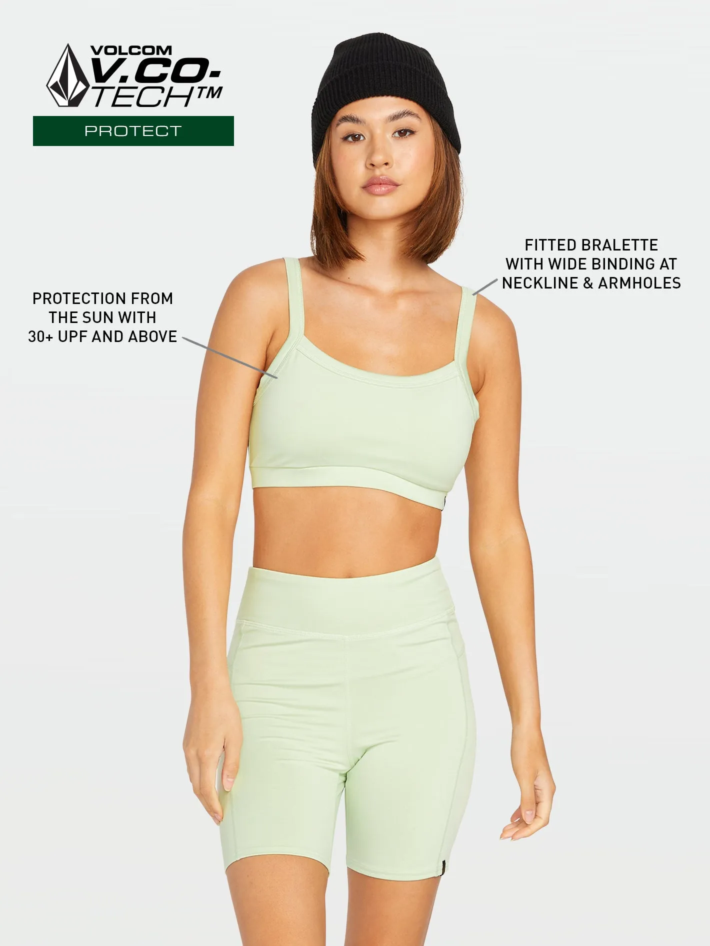 Lived In Bralette - Sage