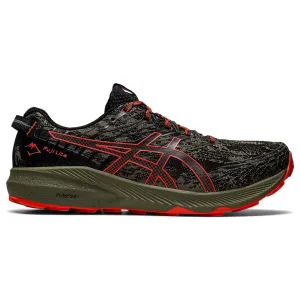 Men's Asics Fuji Lite 3, Mantle Green/Cherry Tomato, 8 D Medium