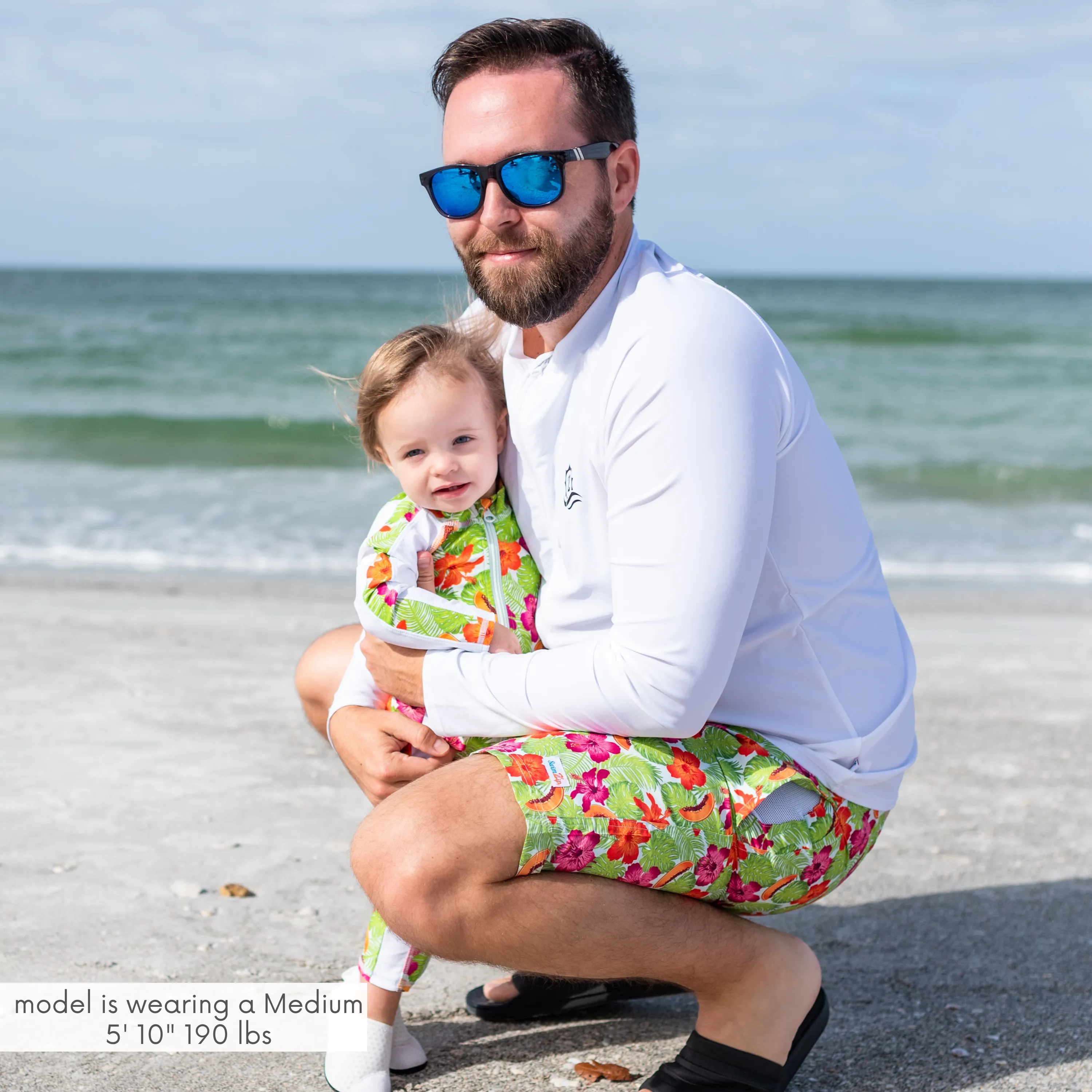 Men's Long Sleeve Rash Guard | “White”