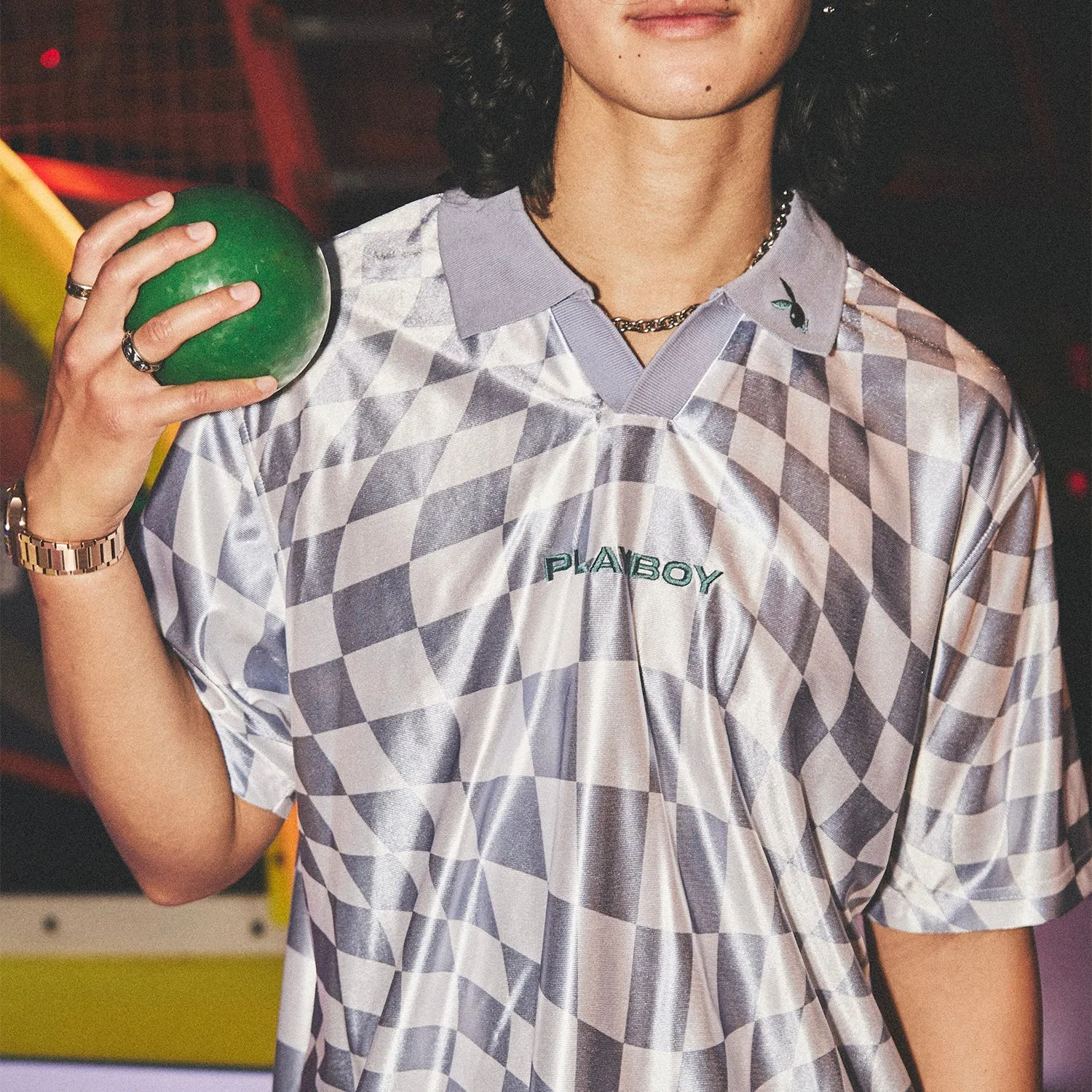Men's Wavy Polo Shirt