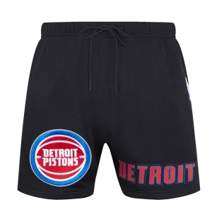 NBA DETROIT PISTONS CLASSIC MESH MEN'S SHORT (BLACK)