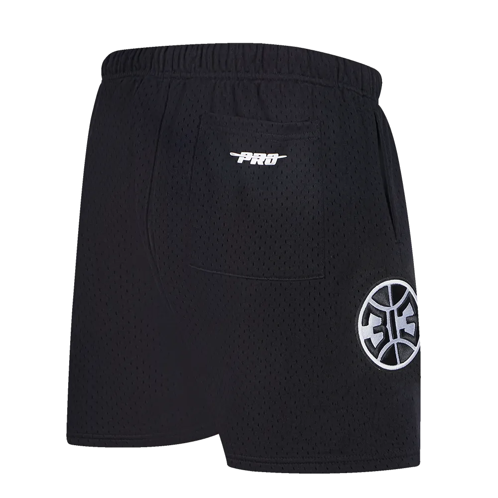 NBA DETROIT PISTONS CLASSIC MESH MEN'S SHORT (BLACK)