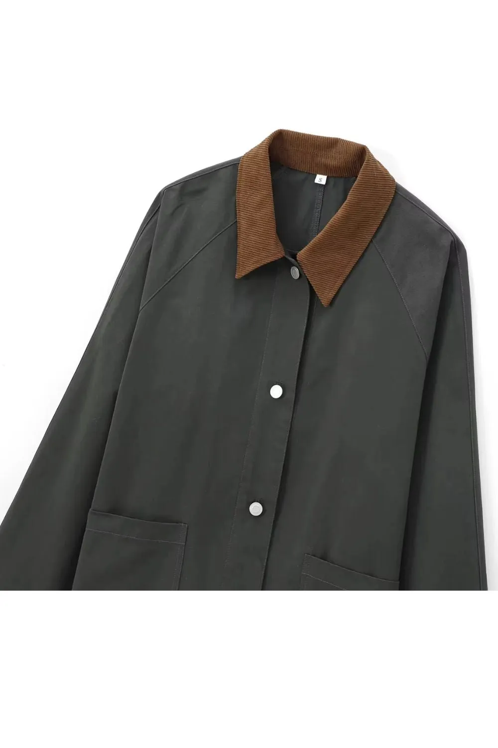 'Nevaeh' Waxed Corduroy Jacket and Skirt Set (Sold Separately)