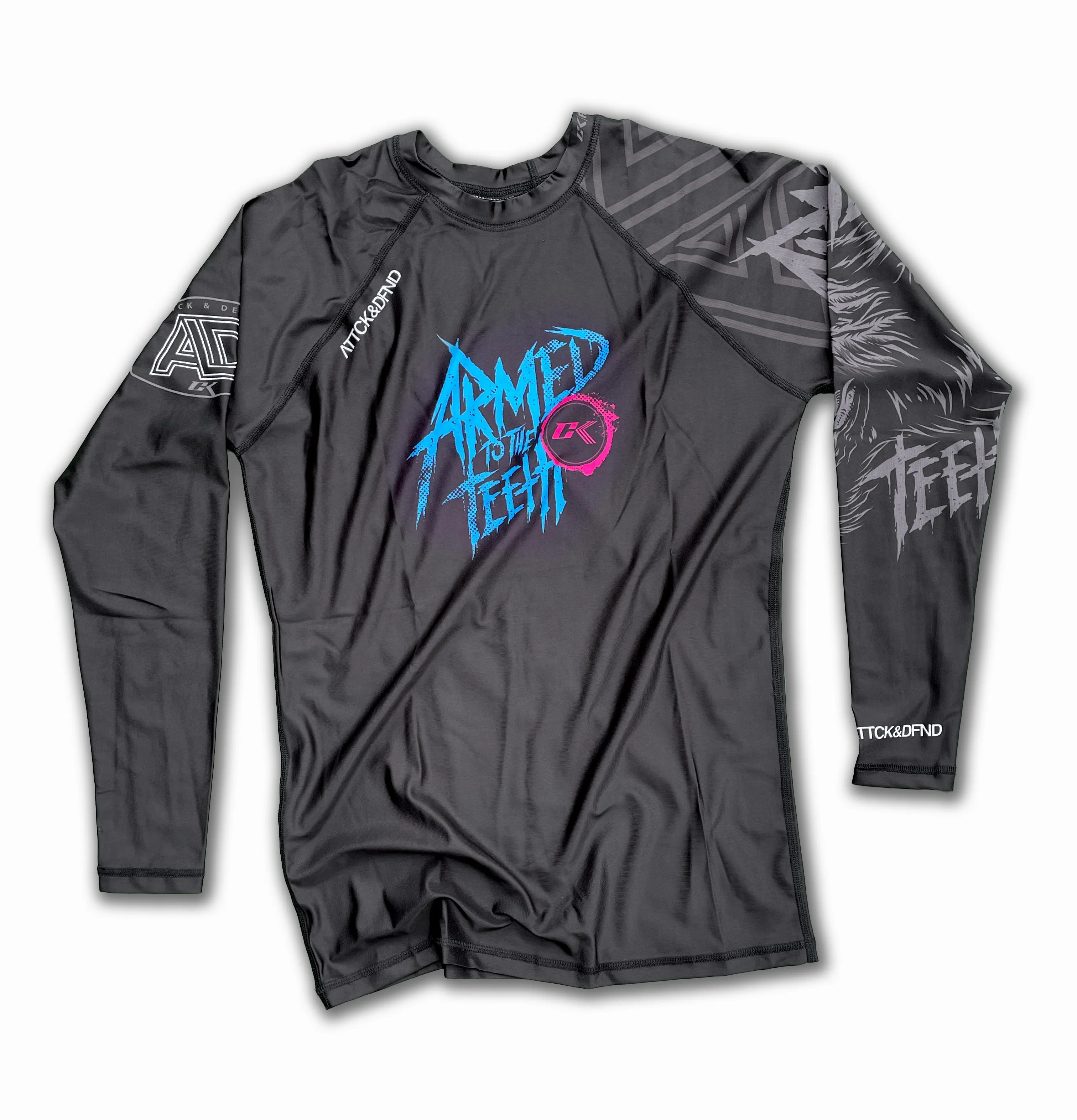 NEW 2023 ATTACK&DEFEND "ARMED"  Rash Guard