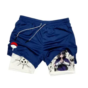 Ninja Training Blue Mesh Gym Shorts