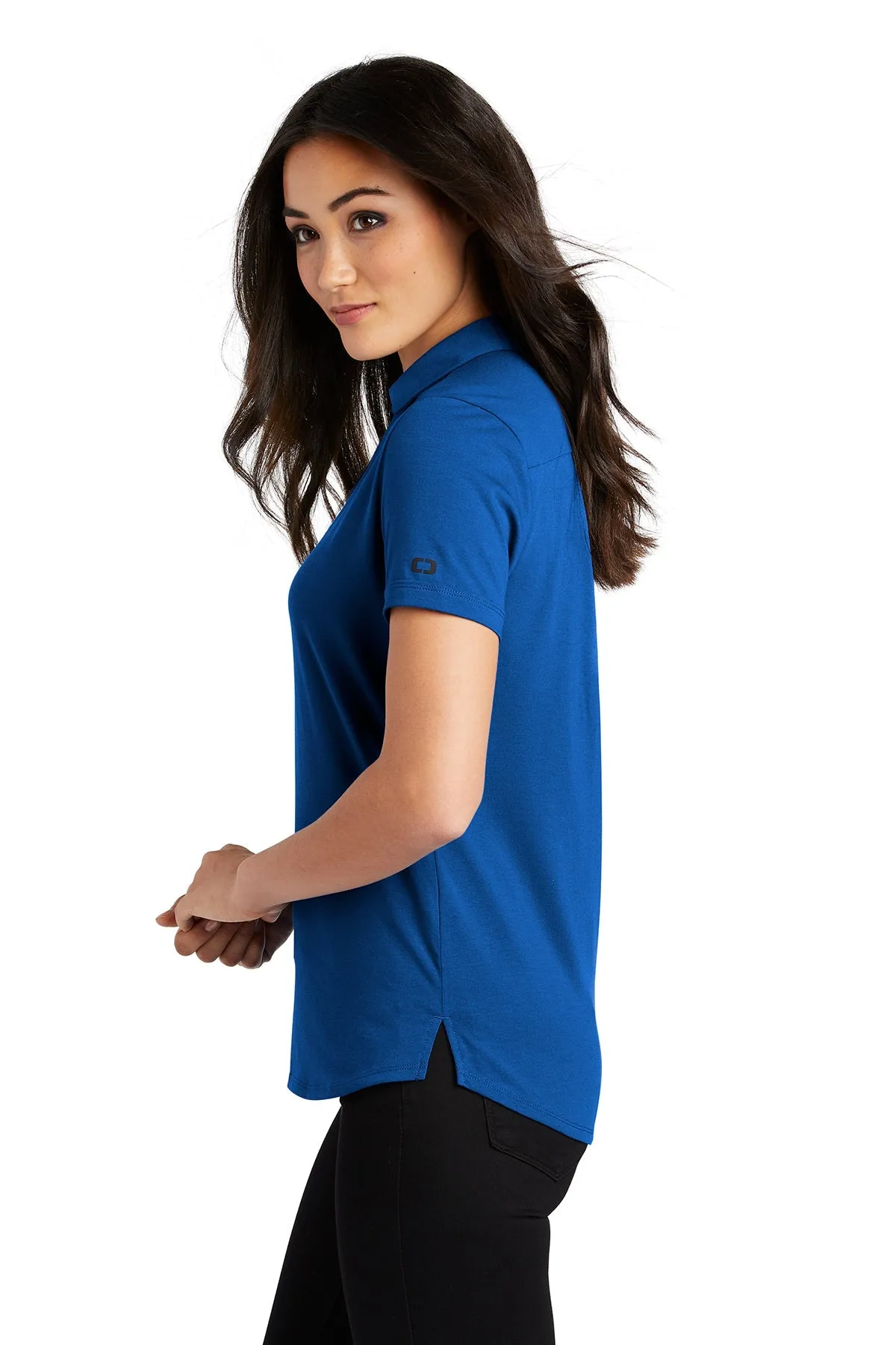 OGIO Ladies Limit Branded Polos, Force Blue