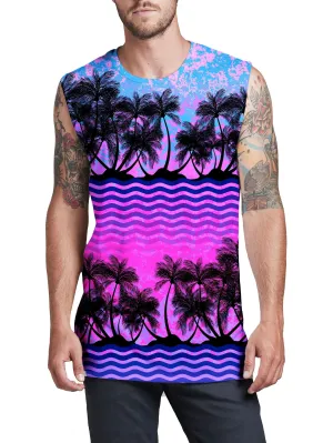 Paradise Palm Trees Men's Muscle Tank