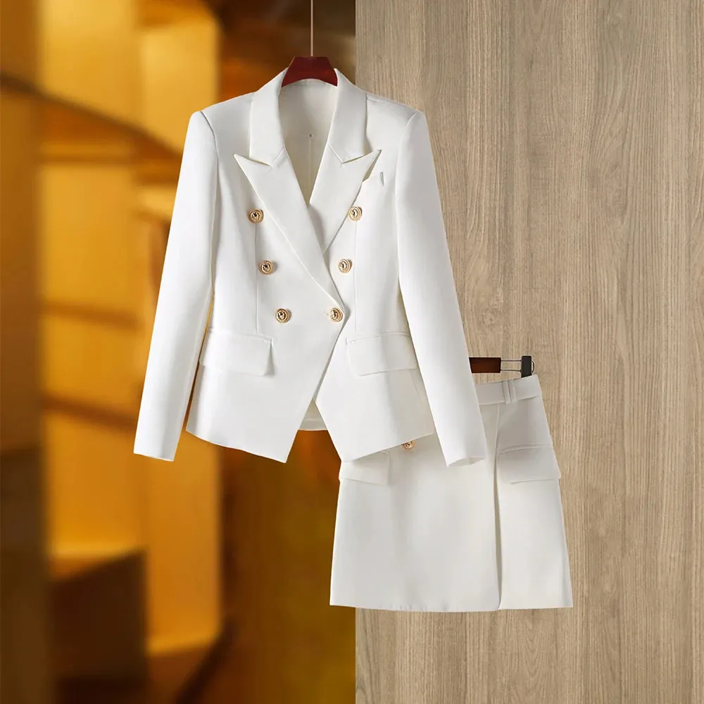 Paris Blazer Skirt Set